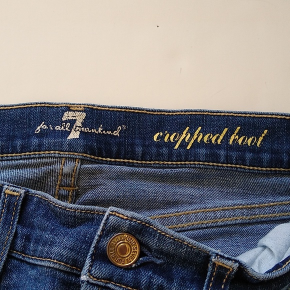 7 for all mankind cropped boot jeans 26 - Picture 4 of 7
